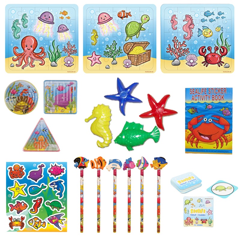 Sealife Party Toys Assorted - Pack of 100