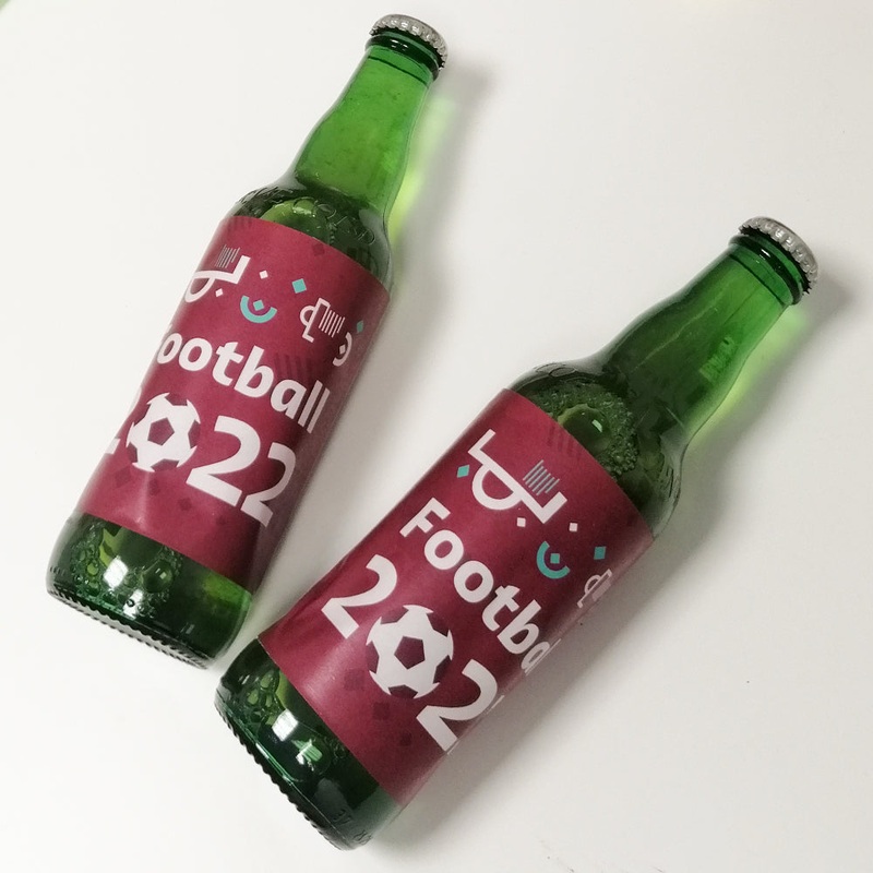World Football 2022 Bottle Labels - Sheet of 4