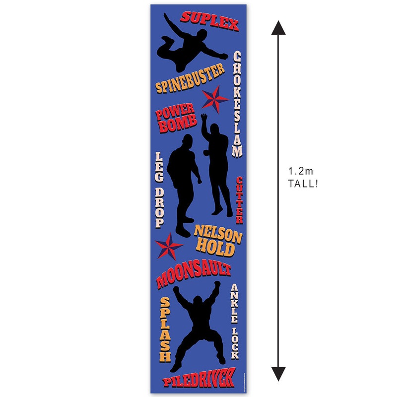 Wrestling Portrait Banner - 30cm x 120cm