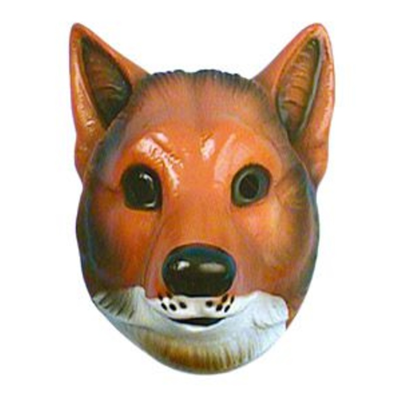 Adult Plastic Fox Mask