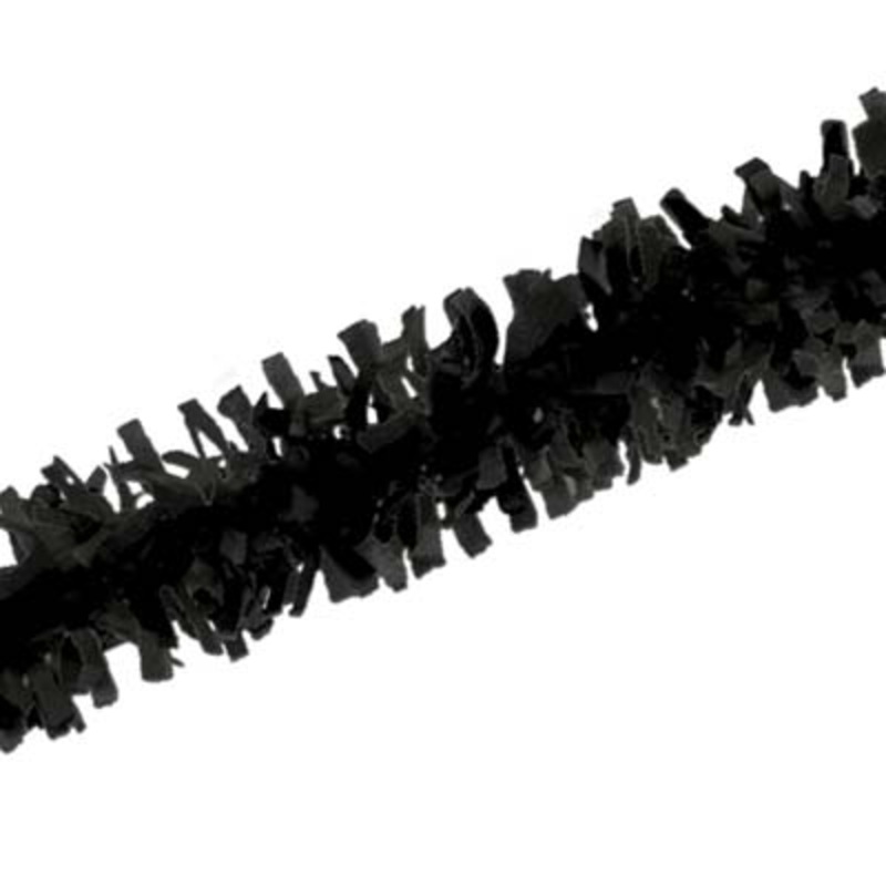 Tissue Festooning Black - 7.62m