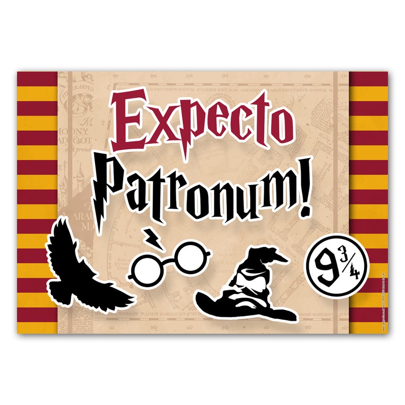 Wizard Expecto Patronum Poster Decoration - A3