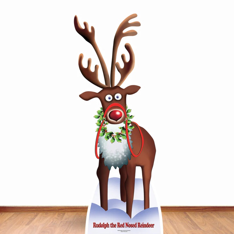 Rudolph Cardboard Cutout - 1.83m