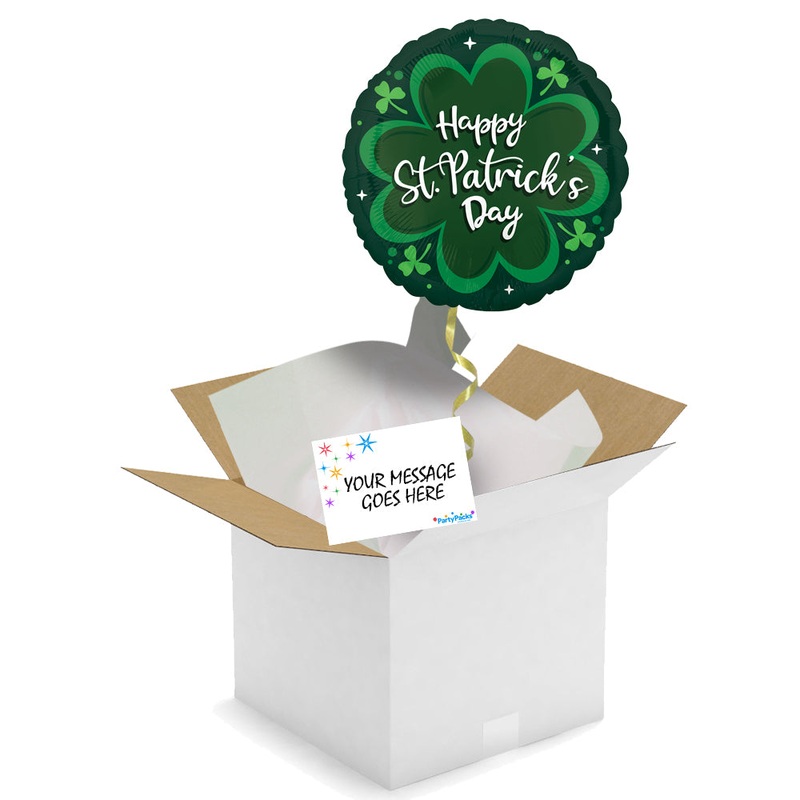 Send an Inflated Balloon - St. Patrick's Day - 18"
