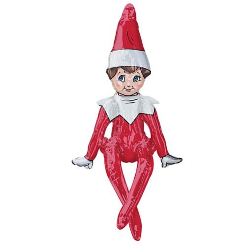 The Elf on the Shelf Sitting 3D Foil Balloon - 29"