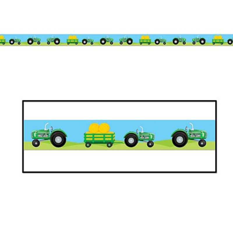 Tractor Party Tape - 6.1m