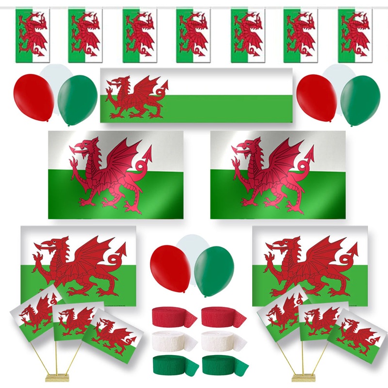 Wales Flag Decoration Pack