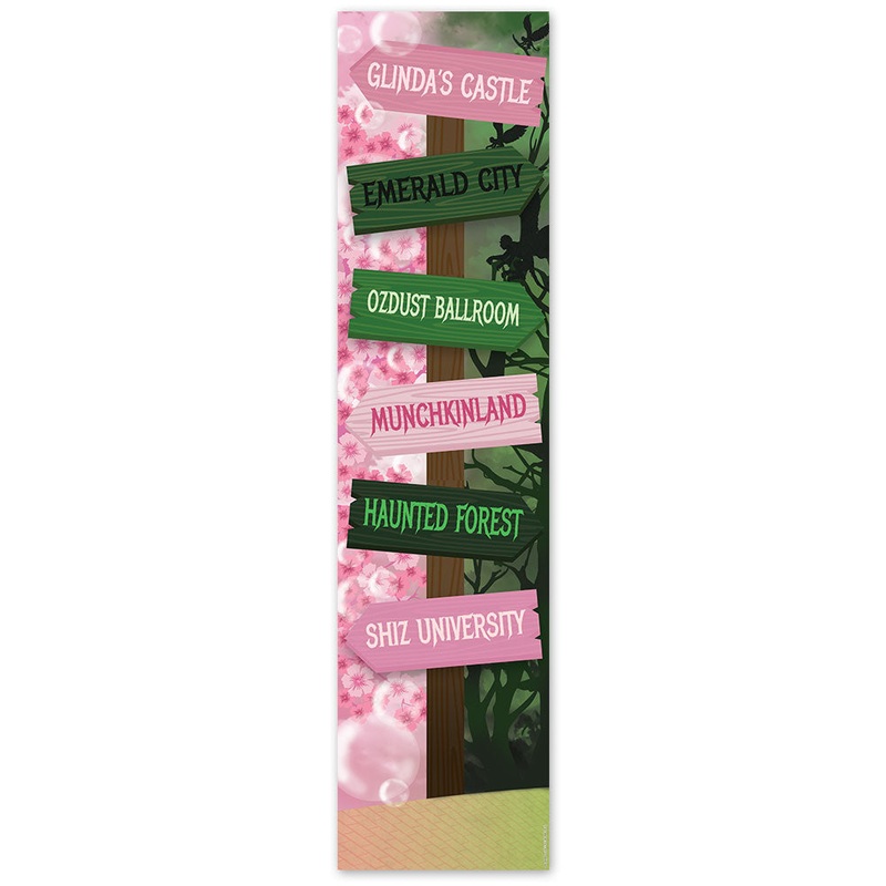 Witches Of Oz Sign Post Portrait Banner - 1.2m