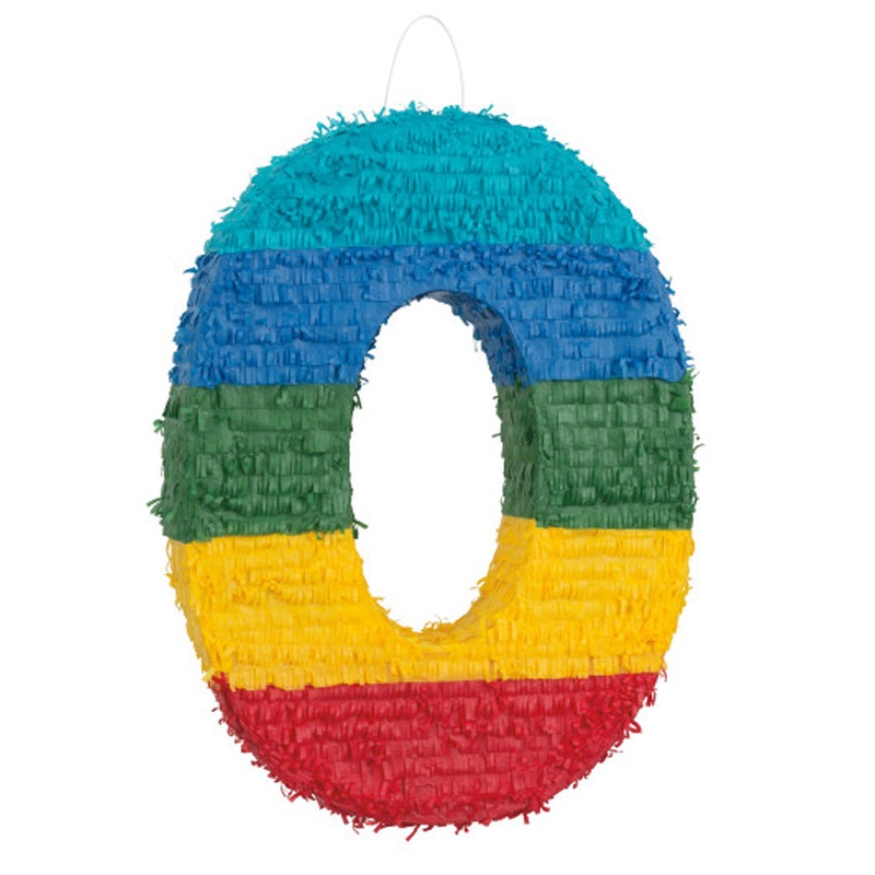 Number 0 Pinata - 56cm