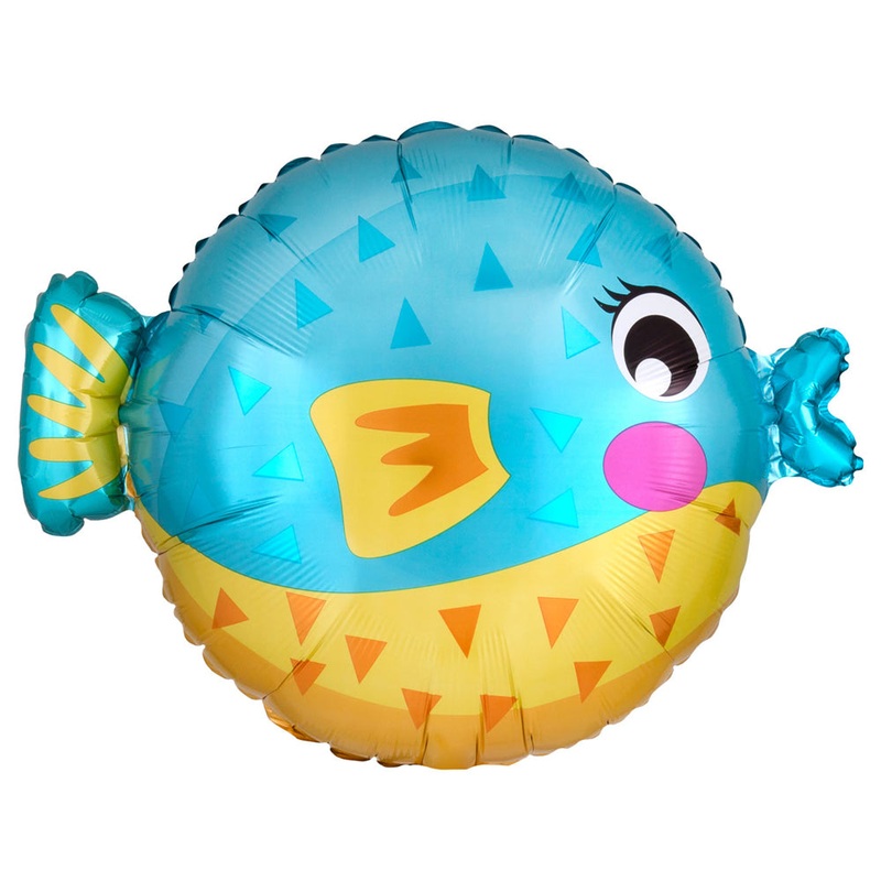 Puffer Fish Supershape Foil Balloon - 19"