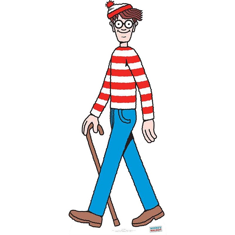 Where's Wally Cardboard Cutout - 1.81m