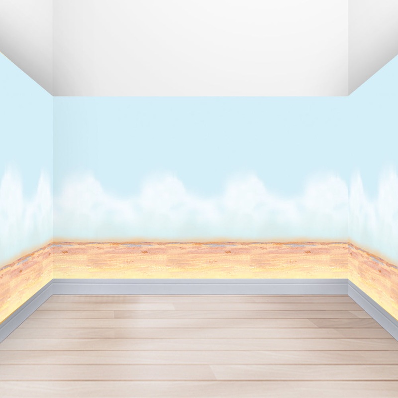 Wild West Desert Sand & Sky Backdrop Decoration - 9.14m