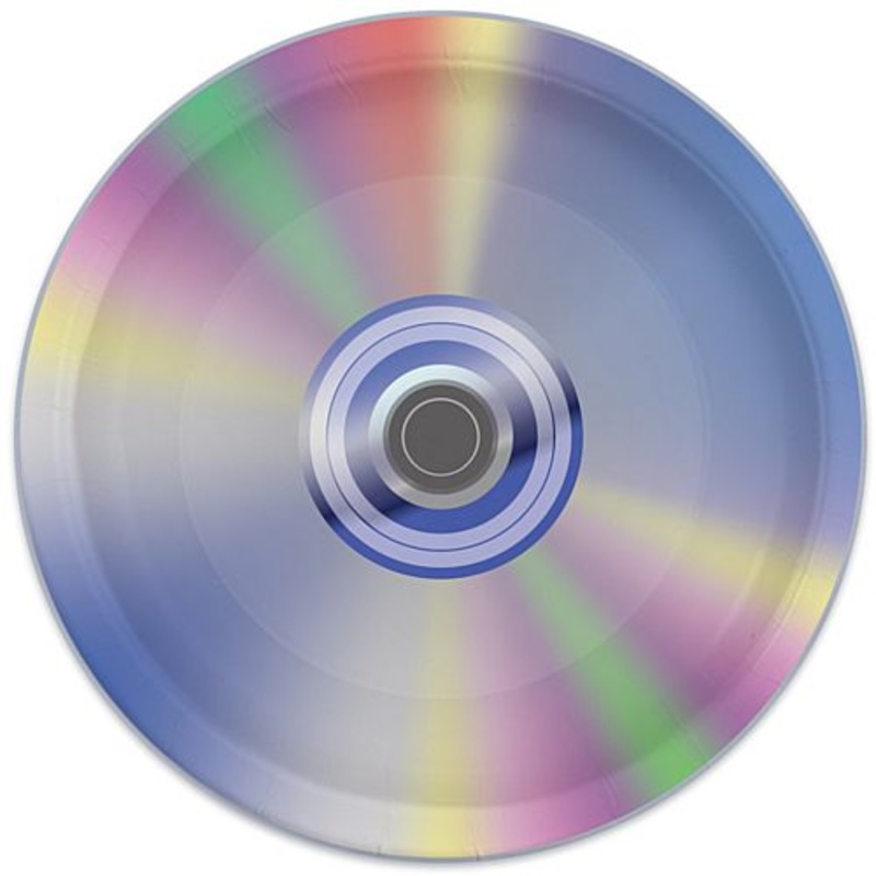 90's CD Plates - 23cm - Pack of 8