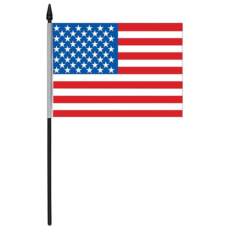 American Cloth Table Flag - 15cm