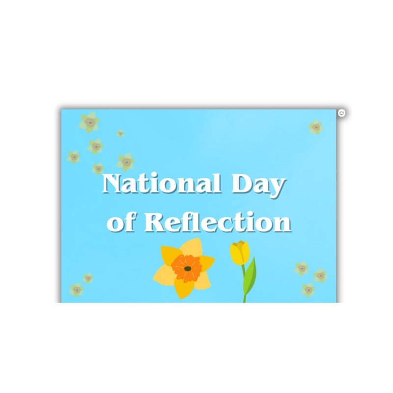 National Day of Reflection Poster - A3