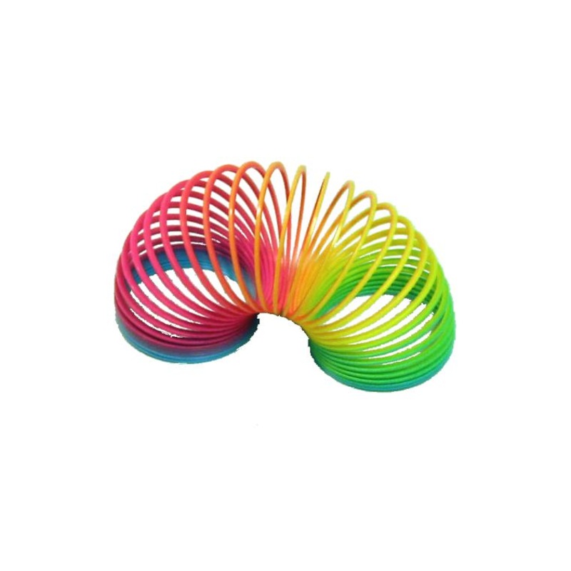 Rainbow Slinky Spring - 6.5cm