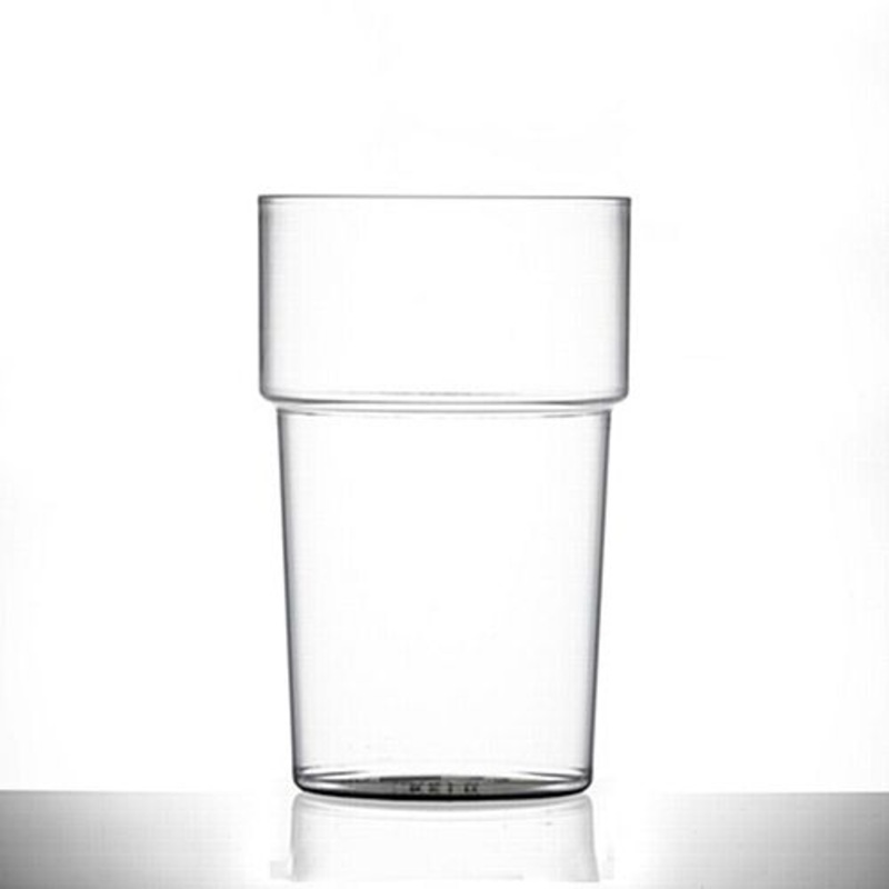 Reusable Plastic Pint Glass - 20oz/568ml