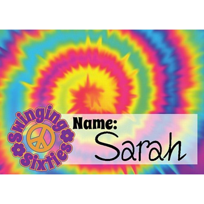60's Scene Placecards - Pack of 8