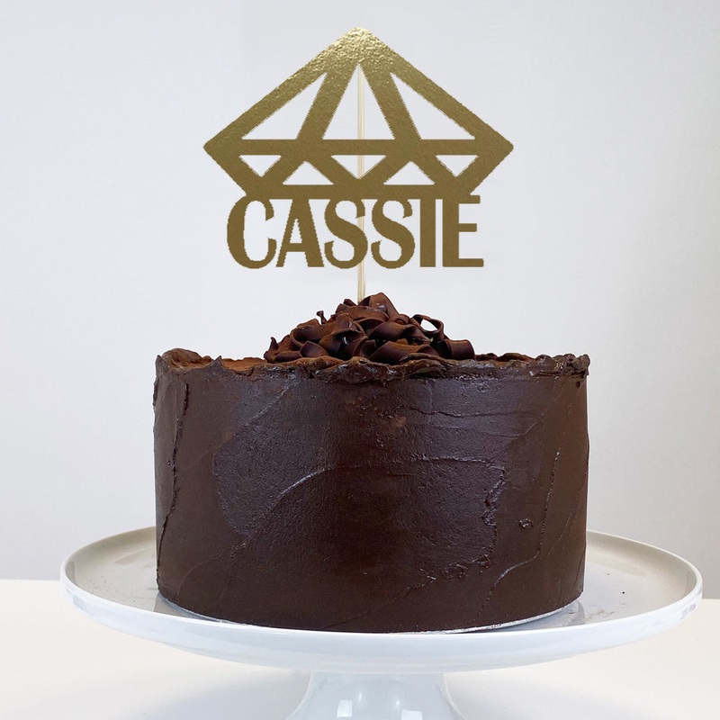 Personalised Gatsby Cake Topper - Each