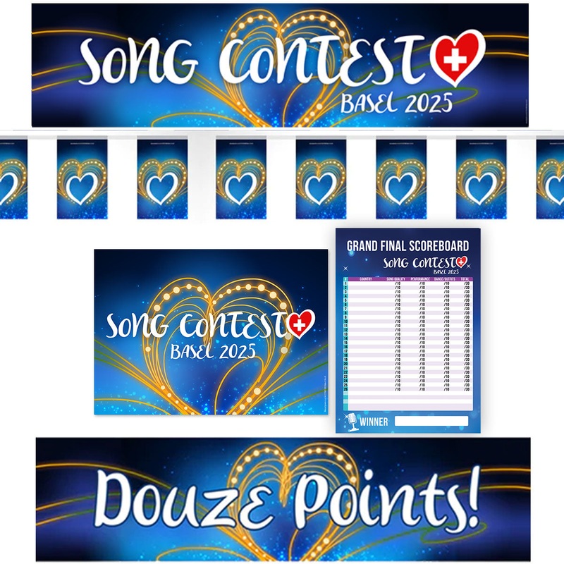 Song Contest Paper Decoration Pack