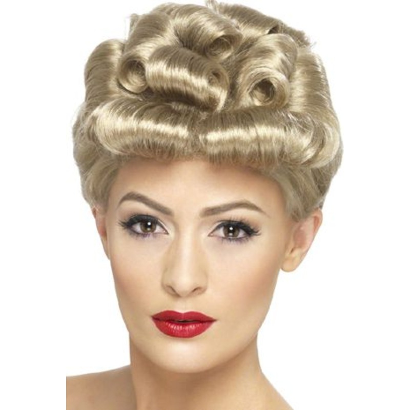 1940's Blonde Vintage Wig