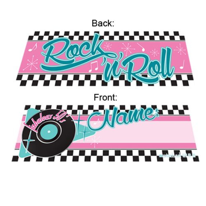 50's Themed Placecards - Pack of 8