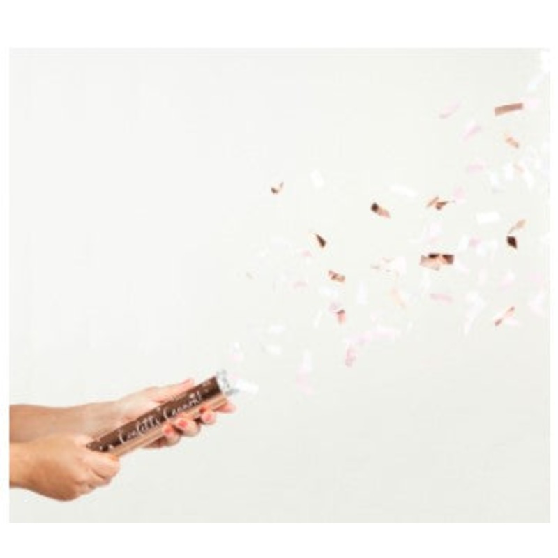 Rose Gold Confetti Cannon - 24cm
