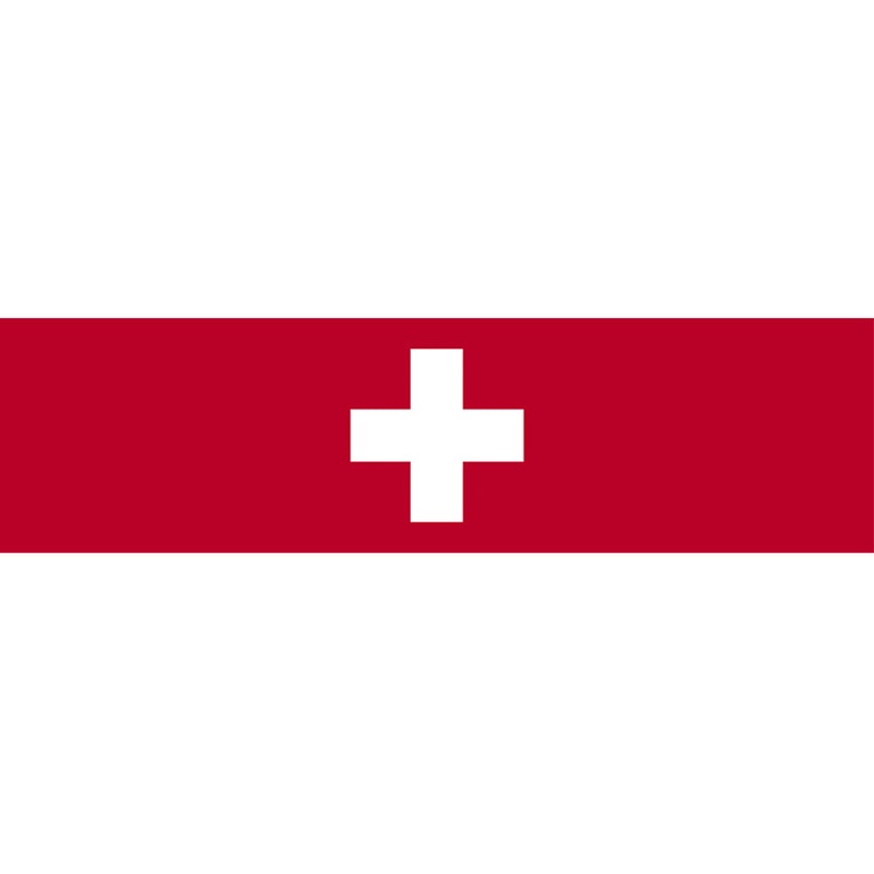Switzerland Flag Swiss Banner Decoration - 1.2m
