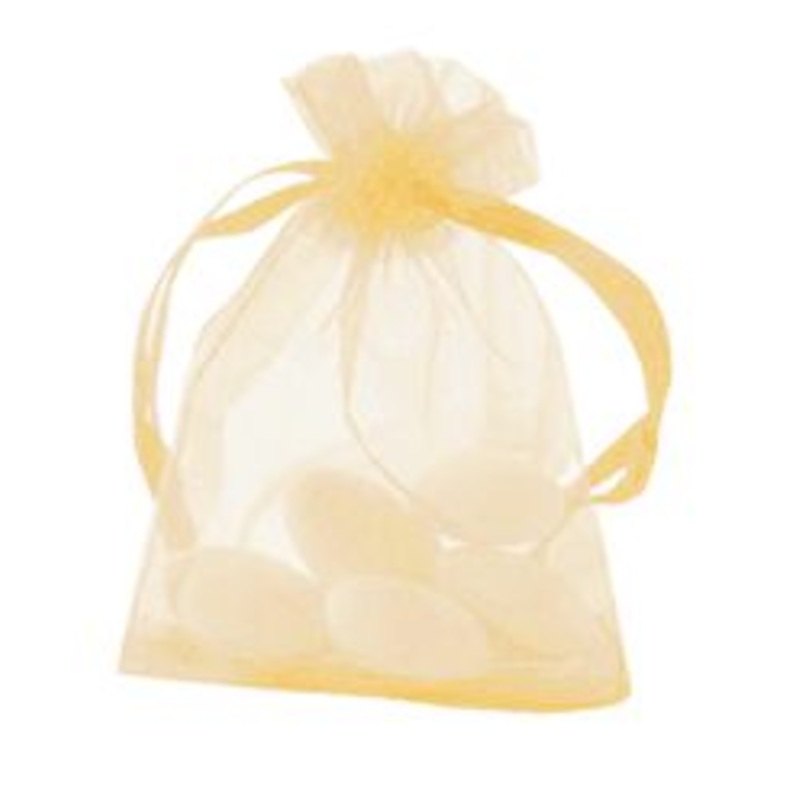 Organza Gold Bags - Pack of 10