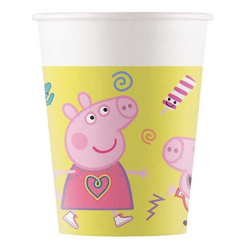 Peppa Pig Paper Cups - 200ml - Pack of 8