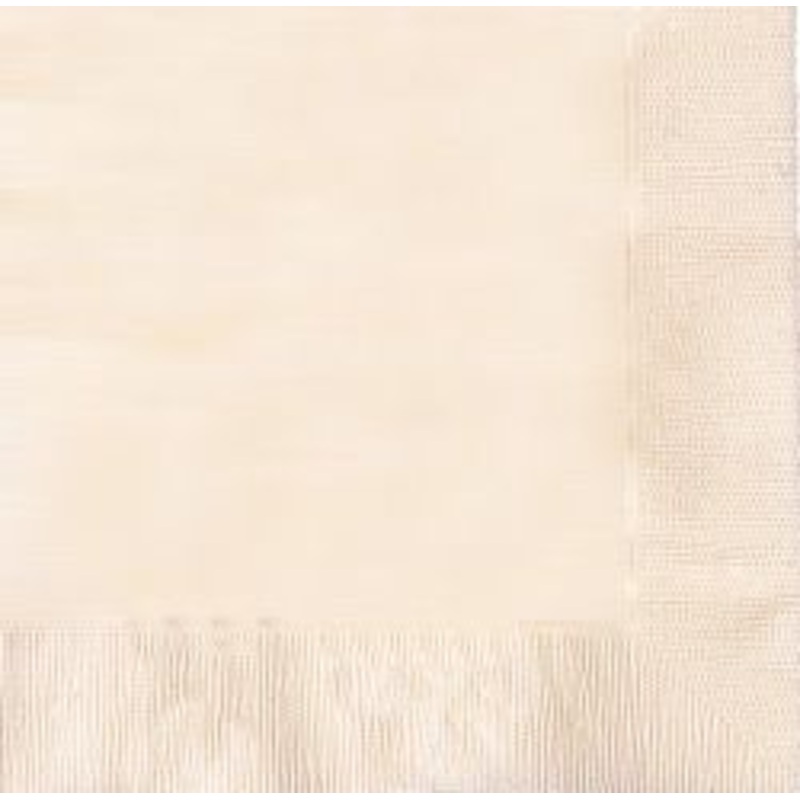 Vanilla Cream (Ivory) Luncheon Napkins 33cm - pack of 50