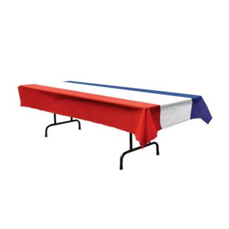 Patriotic Plastic Tablecloth - 2.74m