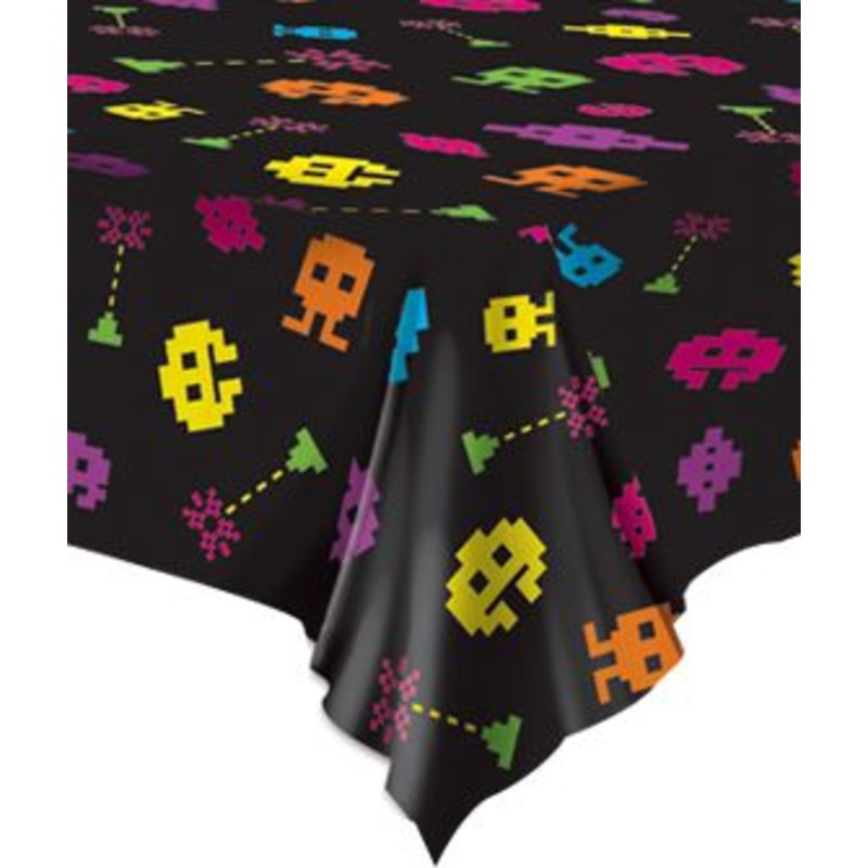 Plastic Totally 80's Tablecloth - 2.74m