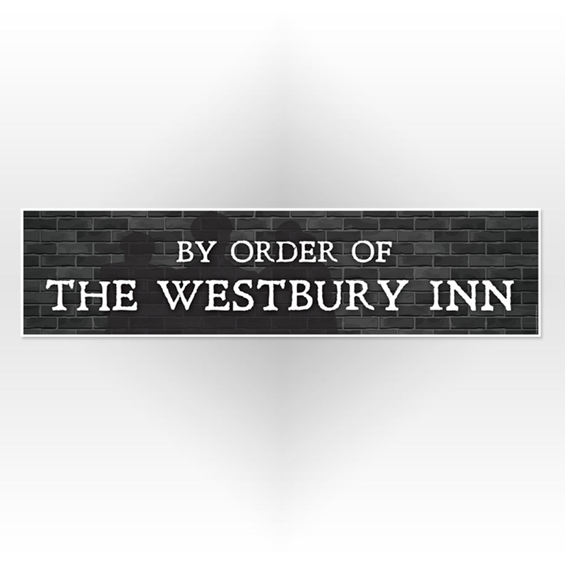 Peaky Gangsters Personalised Banner - 1.2m