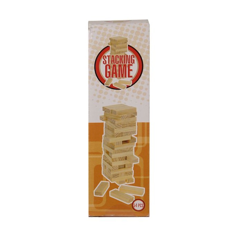 Small Wooden Stacking Game - 54 pieces