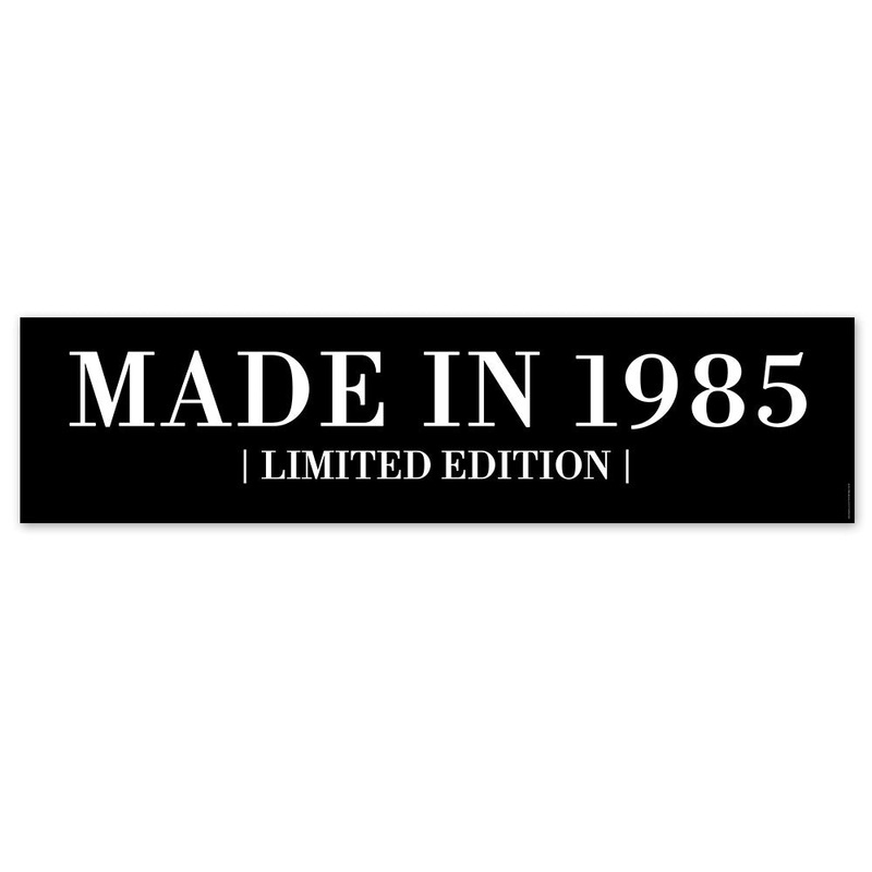 Personalised Birthday Bows Limited Edition Made in Banner - 120cm x 30cm