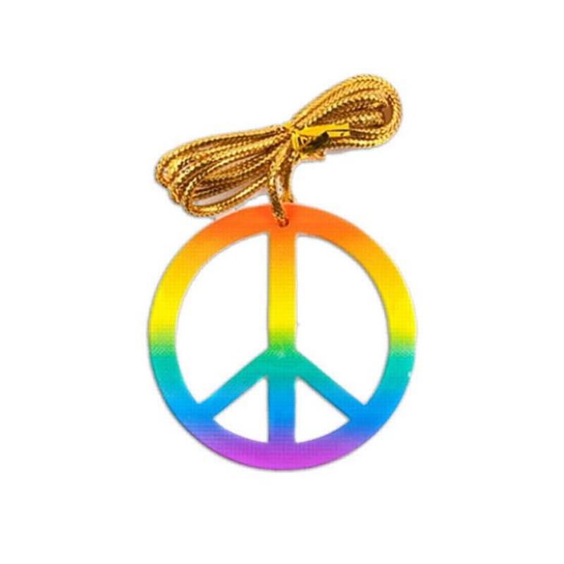 Rainbow Peace Medallion