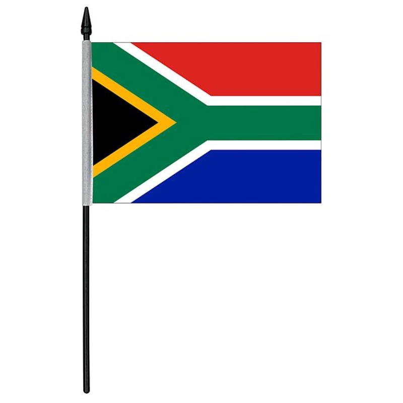 South African Cloth Table Flag - 4" x 6"