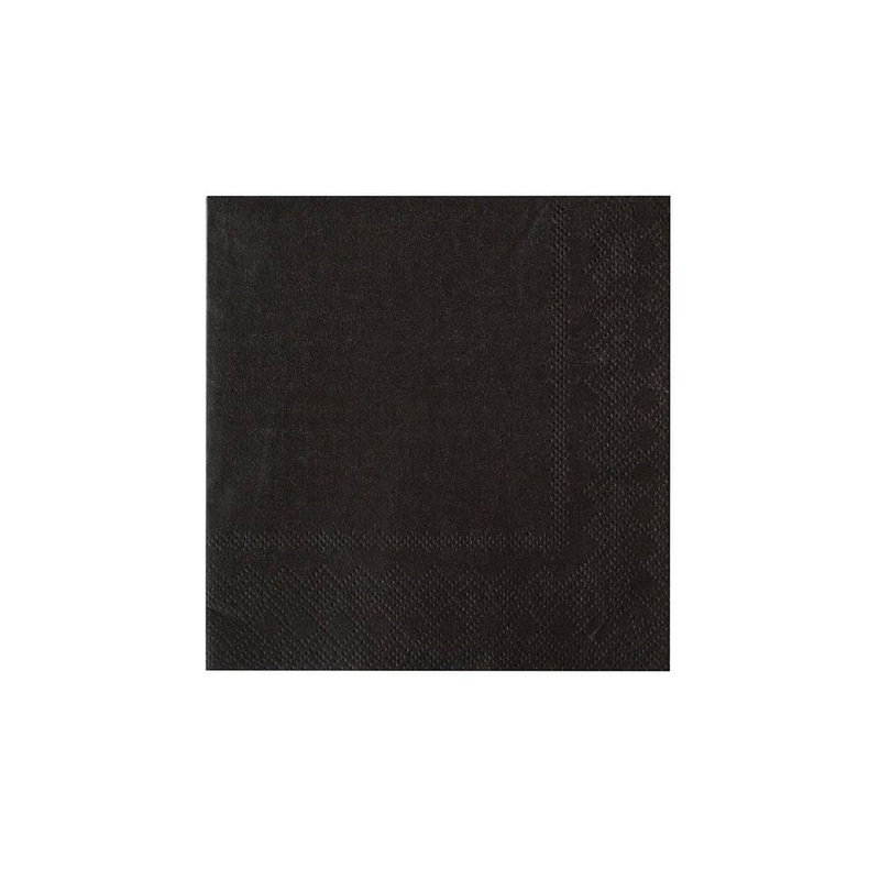 Onyx Shades Cocktail Napkins