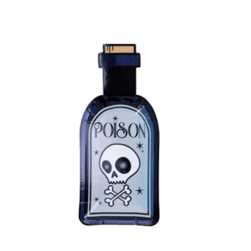 Poison Bottle Mini Paper Plates