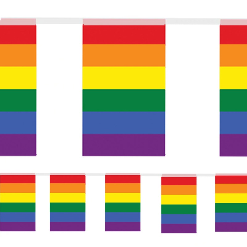 Rainbow Flag Interior Bunting - 2.4m