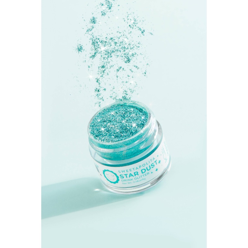 Seaside Teal Edible Drink Glitter