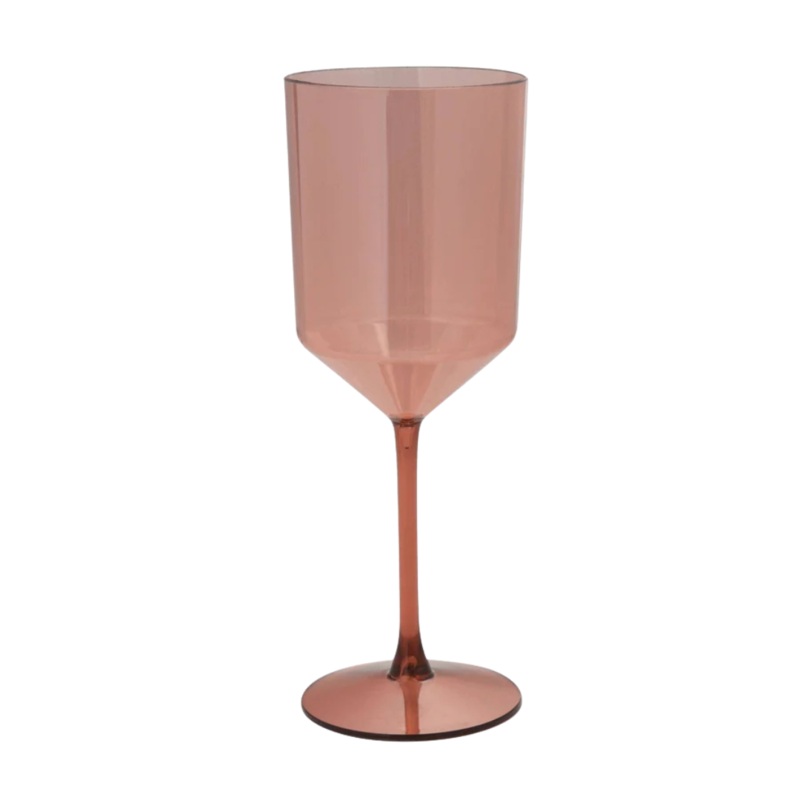 Upscale Rose Plastic Wine Cups