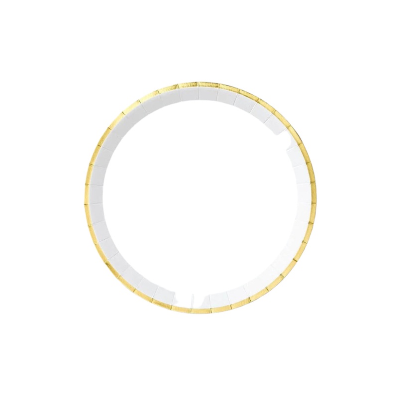 White and Gold Large Plates