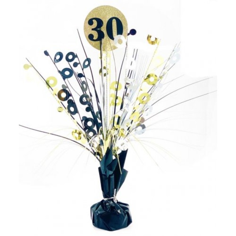 #30 Black/Gold Centrepiece Weight