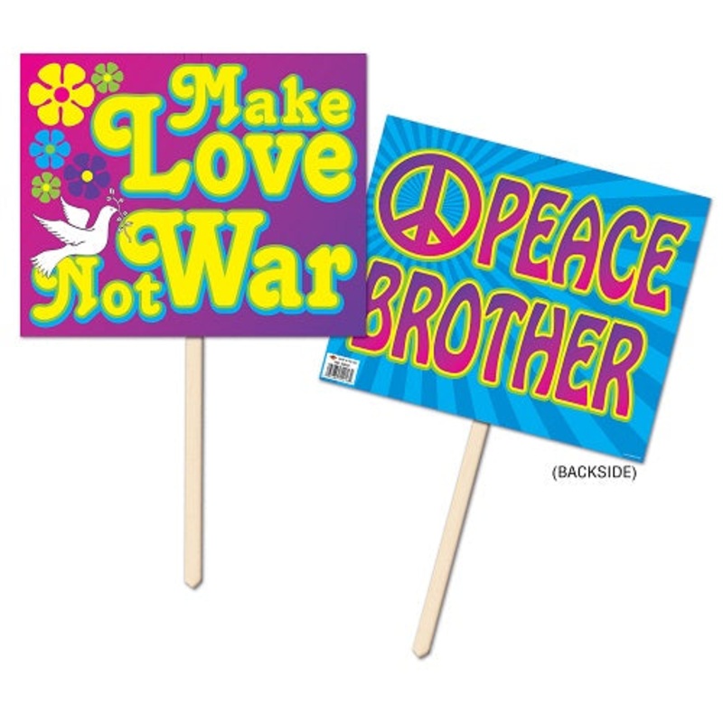 70's Hippie Sign