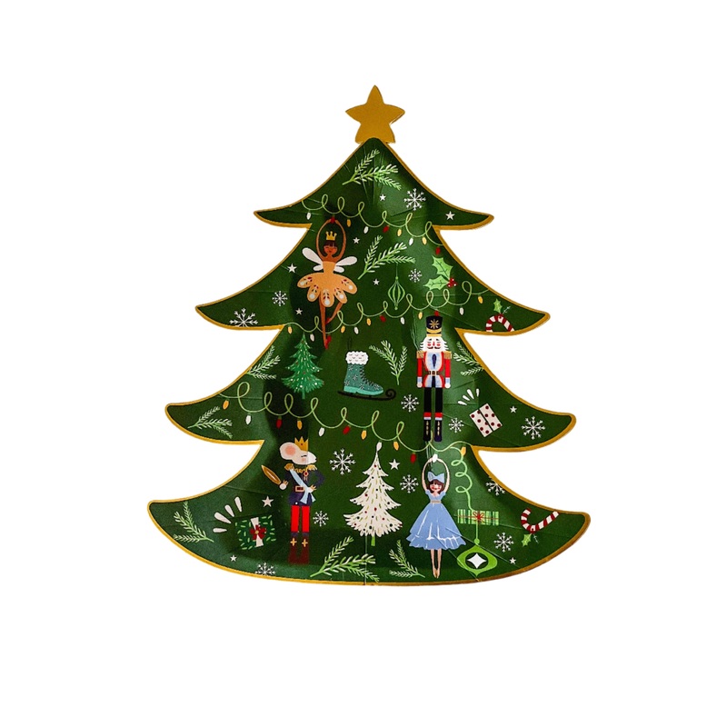 Christmas Tree Plates