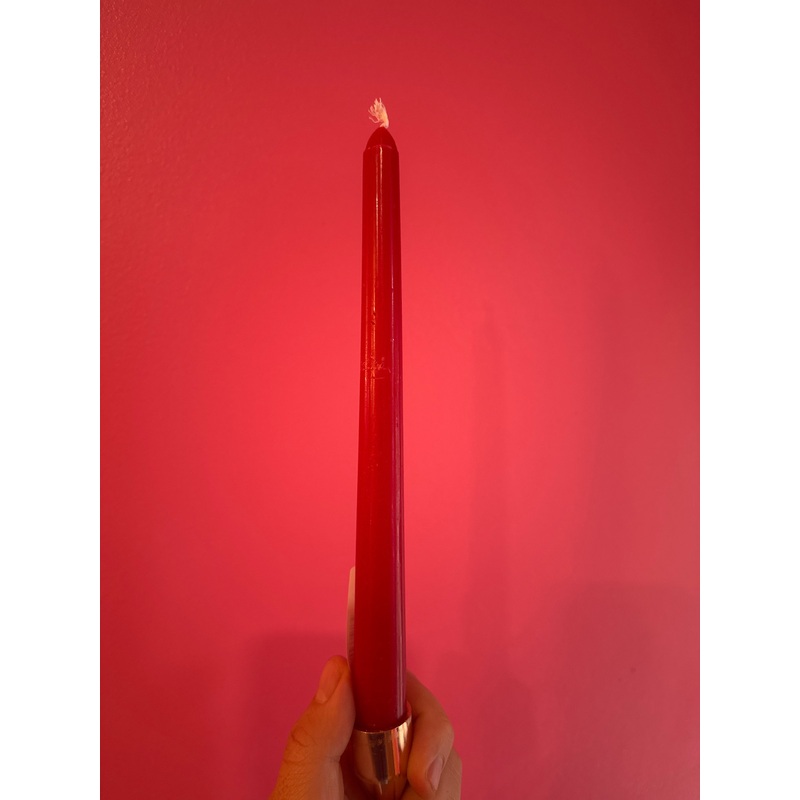 Red Taper Candle