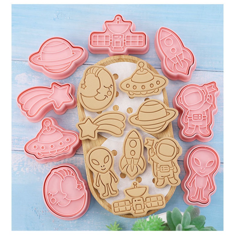 Space Cookie Cutters Set 8pc