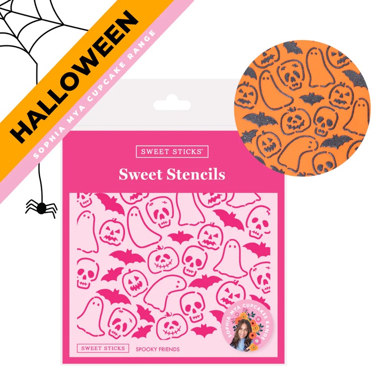 Spooky Friends - Sweet Sticks Stencil